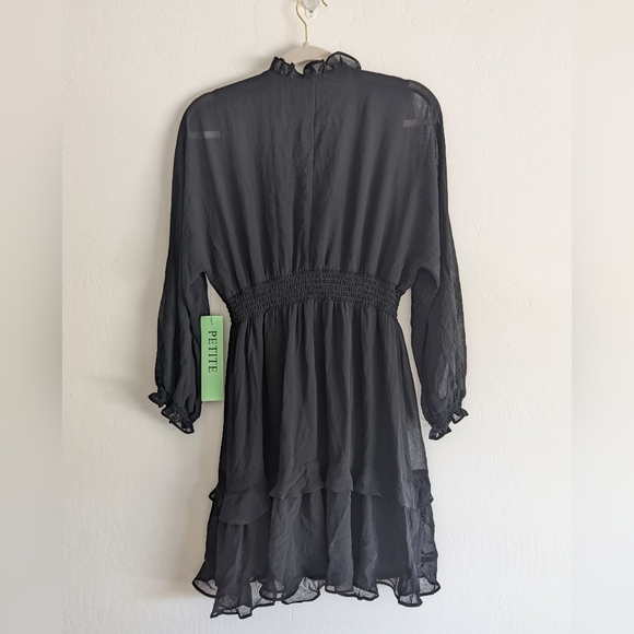 Black Ruffle Dress - Picture 2 of 8